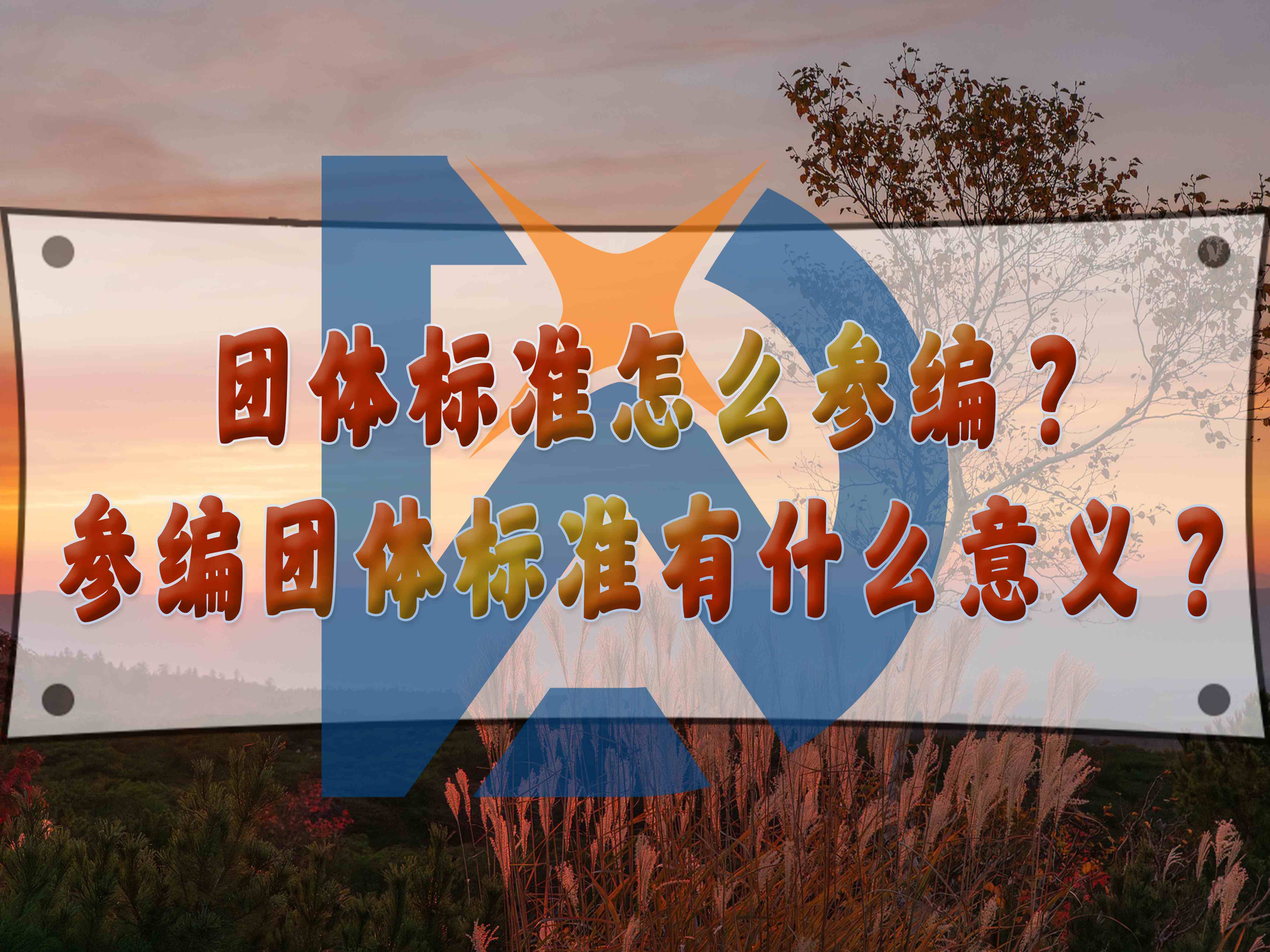 團(tuán)體標(biāo)準(zhǔn)怎么參編？參編團(tuán)體標(biāo)準(zhǔn)有什么意義？