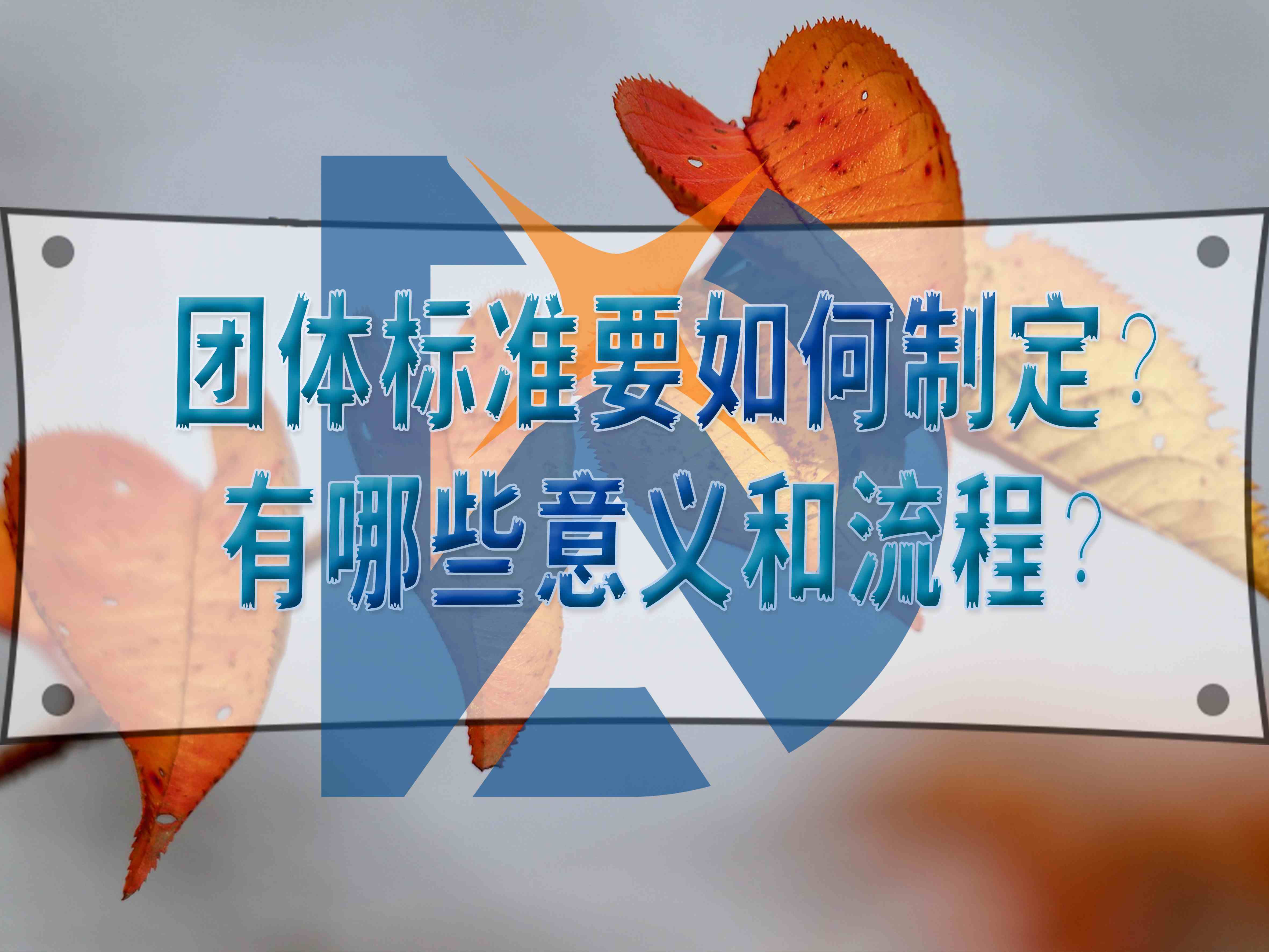團(tuán)體標(biāo)準(zhǔn)要如何制定？有哪些意義和流程？