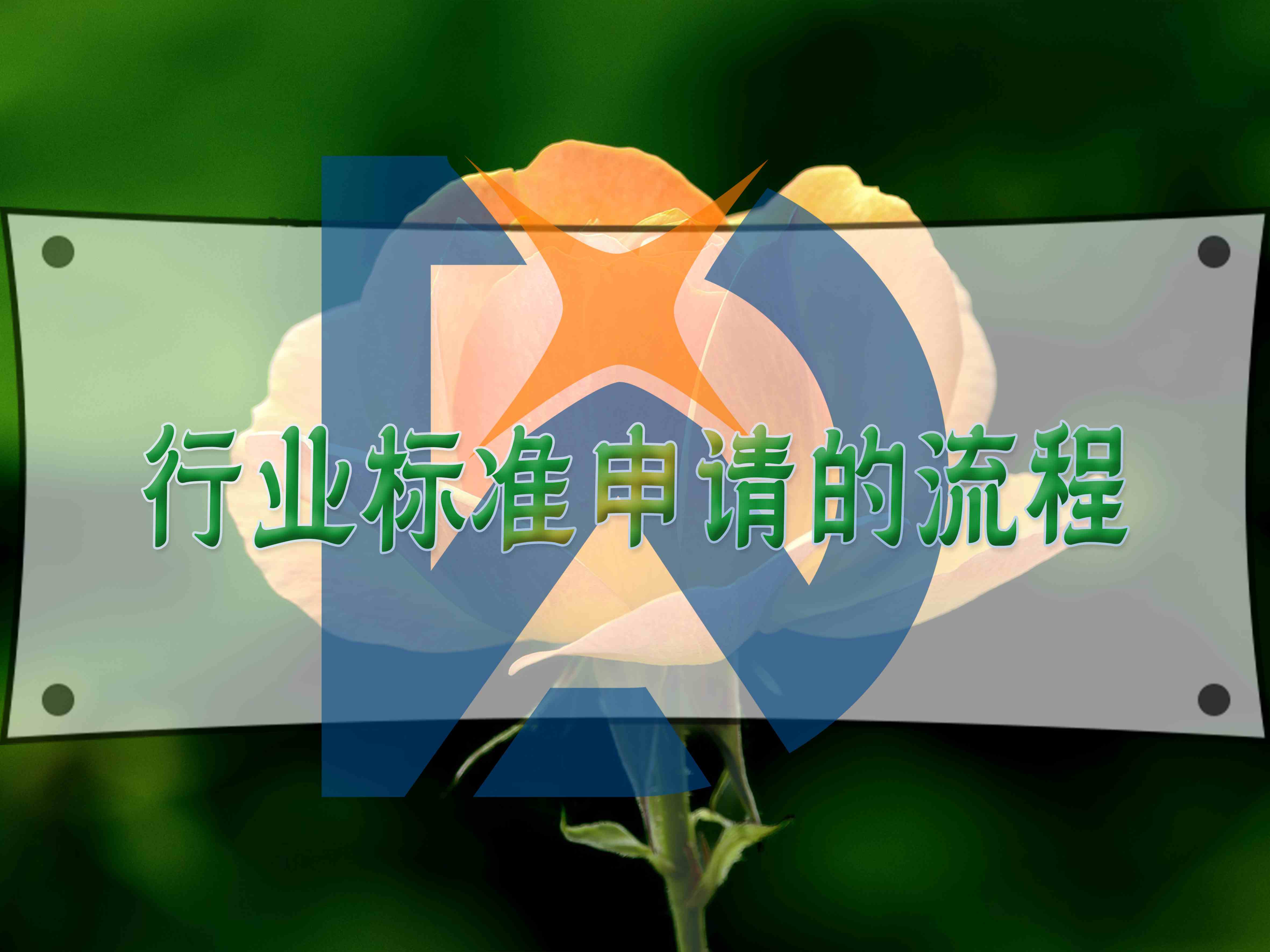 行業(yè)標(biāo)準(zhǔn)申請(qǐng)的流程
