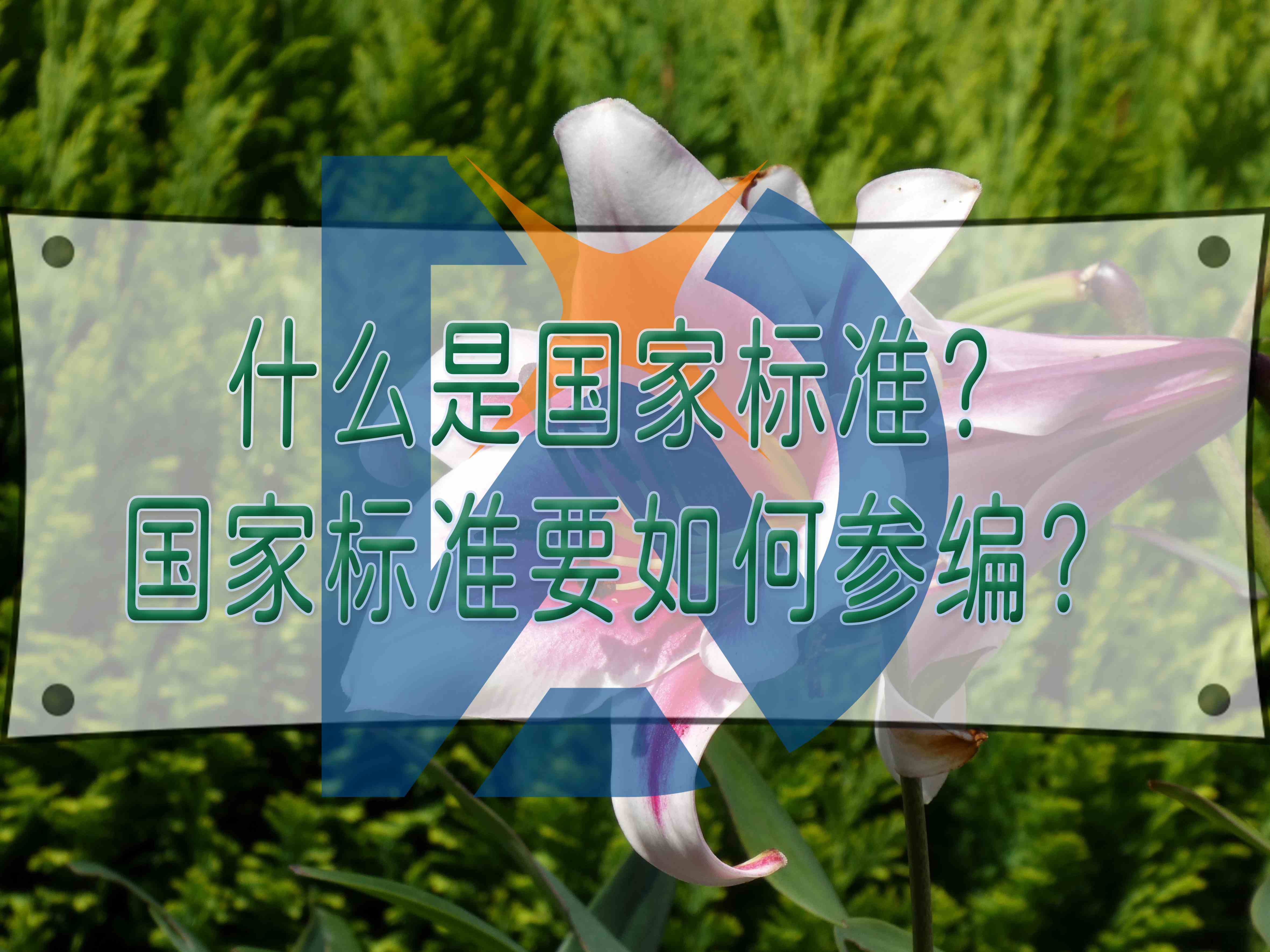 什么是國家標準？國家標準要如何參編？